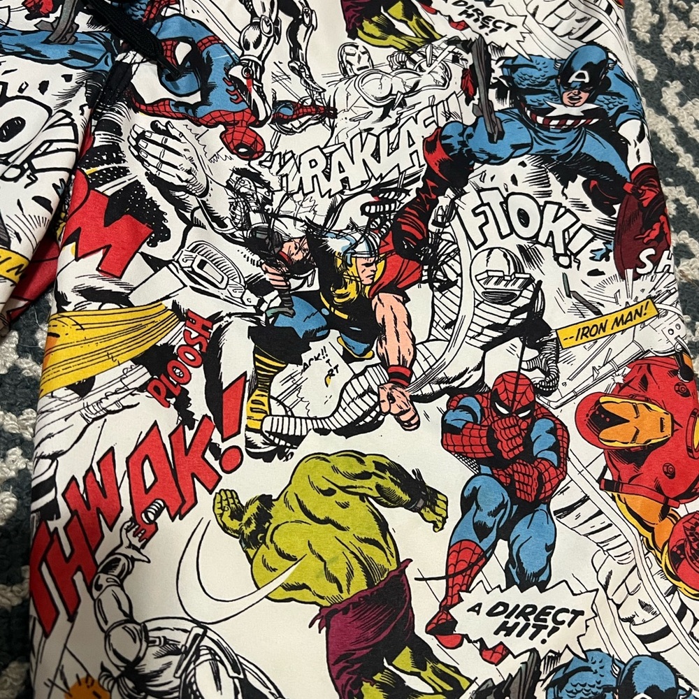 Marvel Comics Avengers Lined Swim Trunks - Men Small - Picture 6 of 6